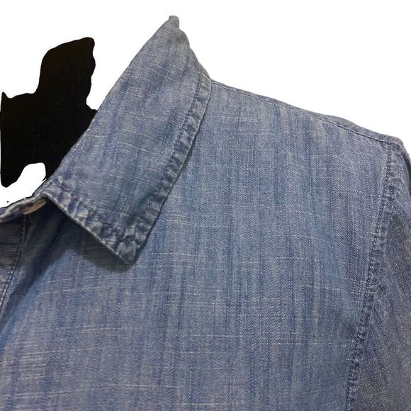 Old Navy Denim Lightweight Maternity Top Size L - Picture 5 of 12